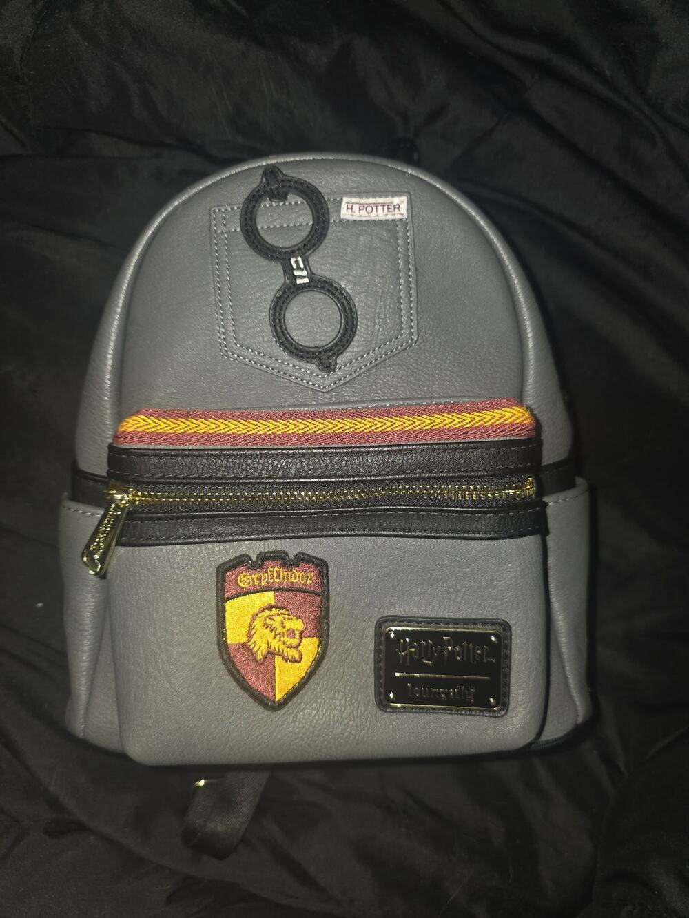 Harry Potter Loungefly Gryffindor mini Backpack bookbag purse bag tote!